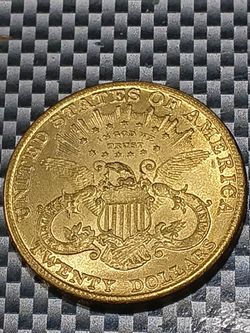 This One Is A Treasury Piece It's A Gold Color Collectors Collectable Coin (1893)
