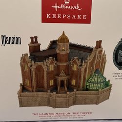 Hallmark Disney The Haunted Mansion Tree Topper NEW