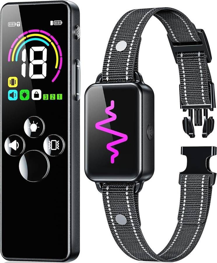 new Dog Shock Collar with Remote, Ycoev Dog Training Collar IP67 Waterproof, Shock Collar for Large Medium Small Dogs, Rechargeable E-Collar for Dogs