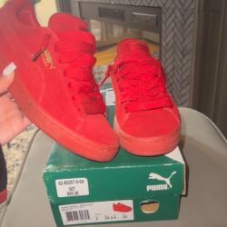 Puma Suede Red Size 3y