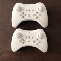 Wii U Pro Controllers.