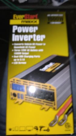1500w everstart Maxx power inverter. MODEL # PC1500E