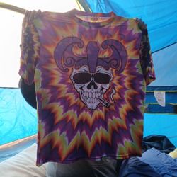 Vintage Double Dragon T Shirt Skull