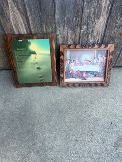 Religious Framed Wall Art Set of 2