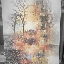 Portfolio Canvas Decor 'Golden Park' by Douglas Wrapped and Stretched Canvas Wall Art 24x28