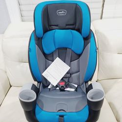 NEW!!! Evenflo Maestro Sport Harness Booster Toddler Car Seat (Palisade Blue)