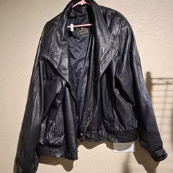Byrnes & Baker Vintage Leather Jacket 