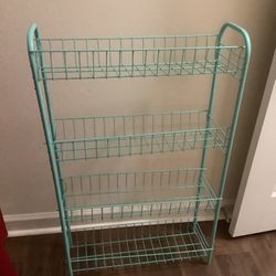 Metal shelves