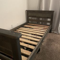 Twin Bed (Gray)