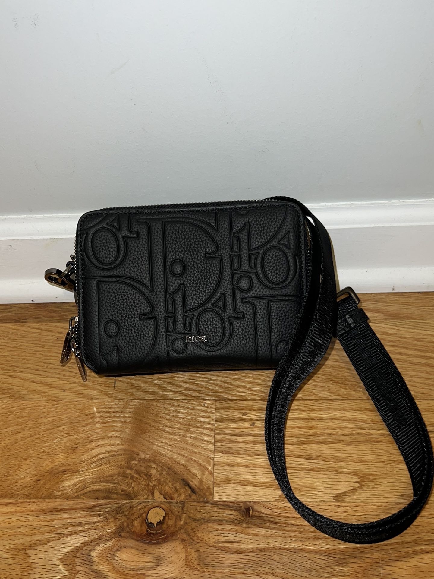 Dior Zipped Pouch Bag Black Brand New
