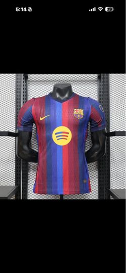 Nike Ronaldinho #10 Barcelona CL Home Jersey player Version