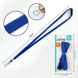 8 Count Blue Lanyards
