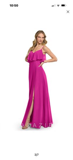 Hot pink dress