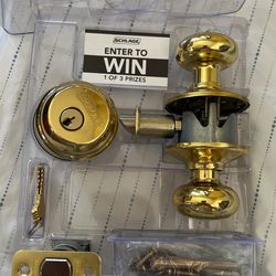 schlage style FB50 V Plymouth Design single lock entry door knob/ deadbolt kit