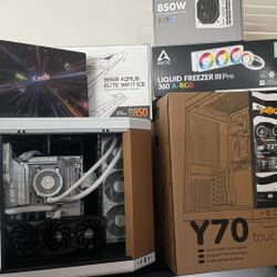 Free HYTE KB Ryzen9800x3d/5070ti 16gb/64gb/6tb HYTE Y70 Touch Gaming PC