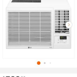 LG
12,200 BTU 230/208V Window Air Conditioner Cools 570 Sq. Ft. with Heater, Wi-Fi Enabled and Dehumidifier in White