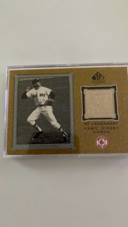 Tony Conigliaro SP Legendary Game Jersey Card