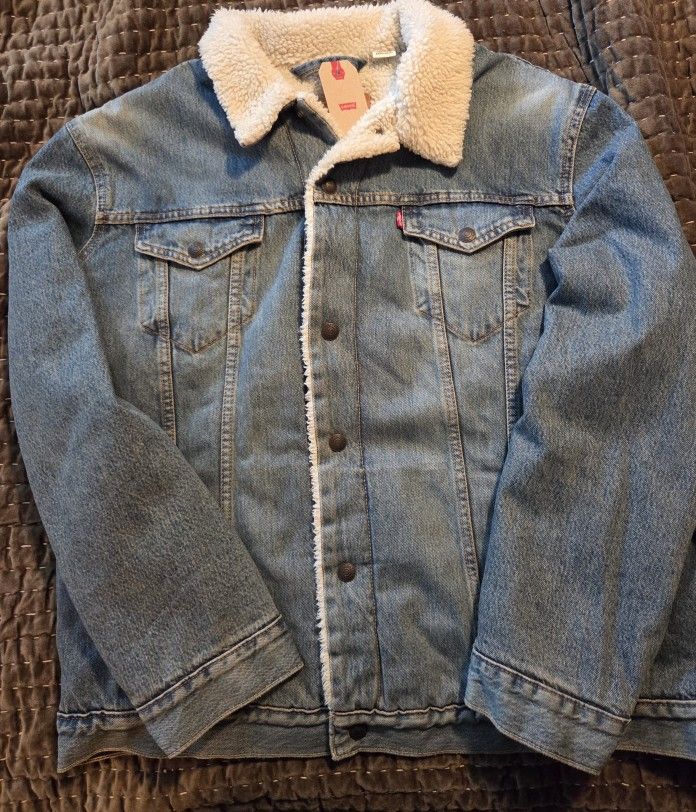 Levis Sherpa Lined Mens Jacket Size 3XL $60