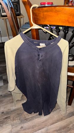 Men's Raglan Henley Long Sleeve Shirt
