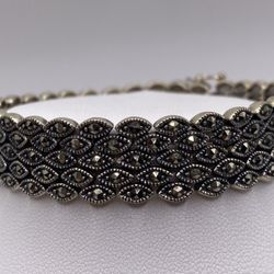 Marcasite Vintage 925 Bracelet 