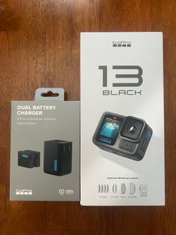 GoPro13 & Dual batteries/Charger NEW!