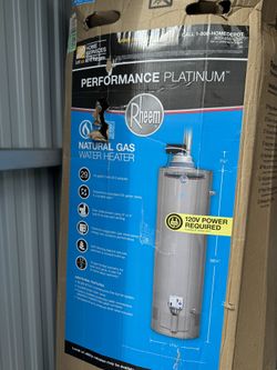 Rheem Performance Platinum XR90 29 Gal. Tall 12 Year 60,000 BTU Natural Gas Tank Water Heater