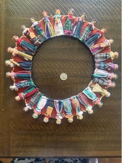 Worry Doll Wreath from Guatemala