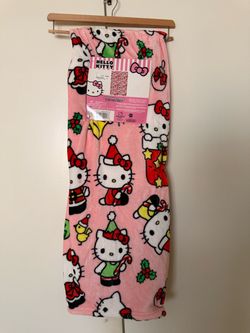 Hello Kitty Christmas Throw Blanket