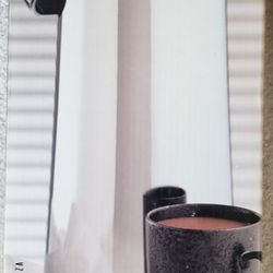 METRO 1.9 L thermal carafe air pump pot carafe-pompe isolante chrome NO. 1875