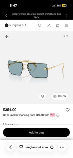Versace glasses