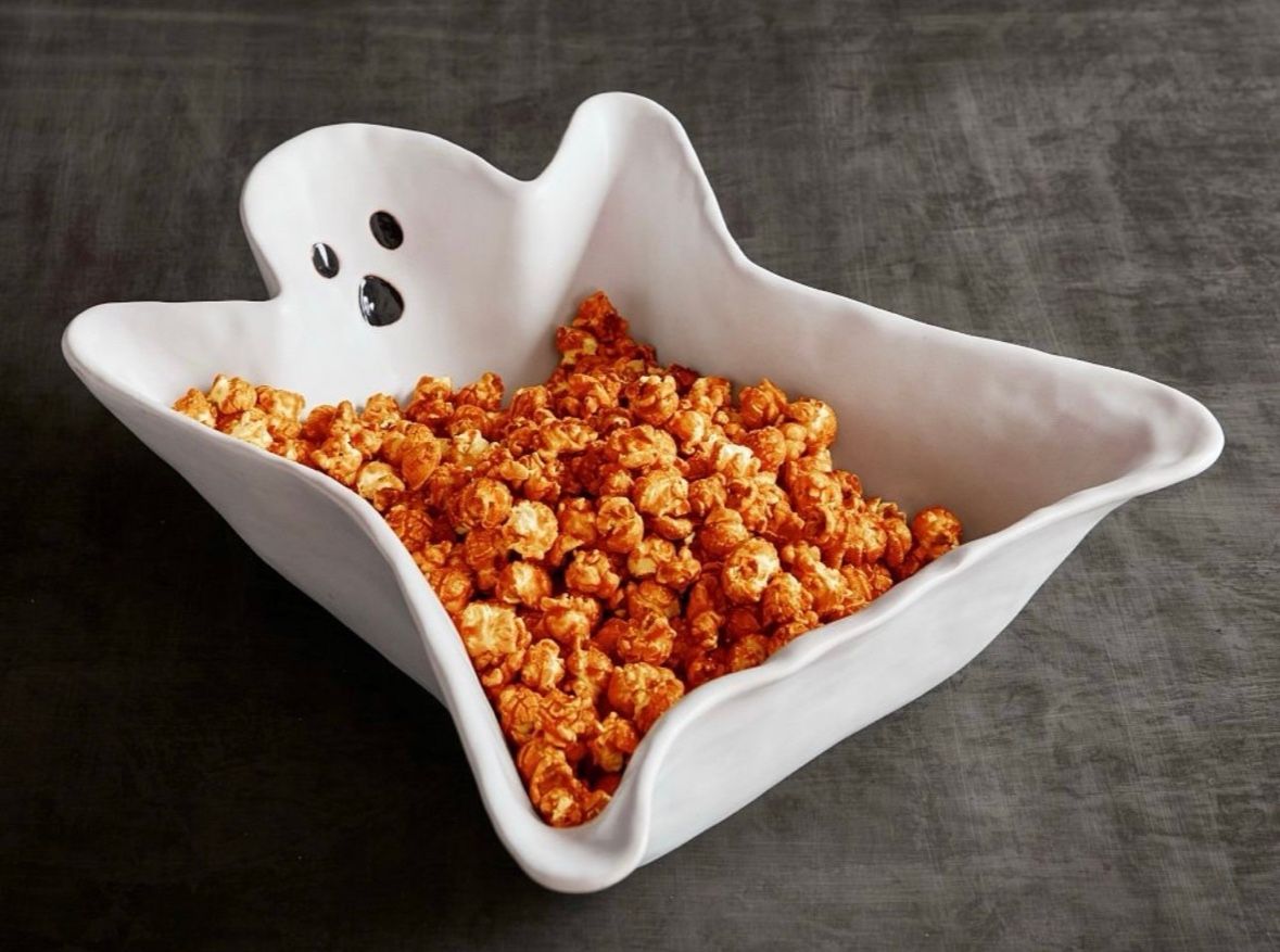 Pottery Barn Gus the Ghost Stoneware Candy Serving Bowl