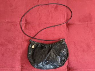 Black Metal Pedals Elegant Black Tie Purse