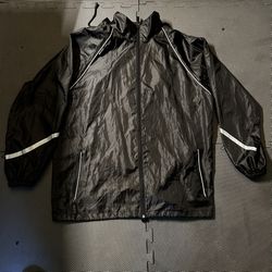 Water Resistant Rain Suit Black Medium/Large Fit