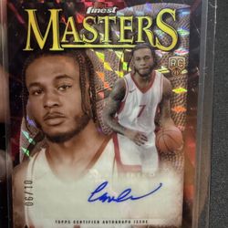 23/24 Topps Finest Masters Cam Whitmore Auto 06/10