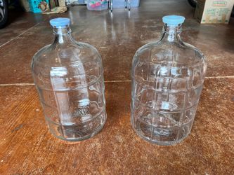 3-gallon glass carboys/ water jugs