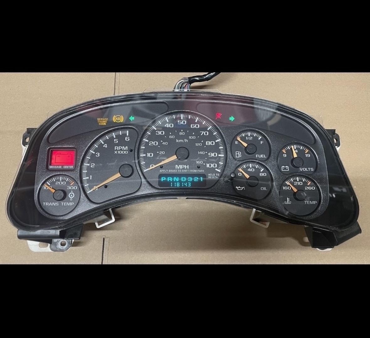 Chevy/GMC HD Cluster 