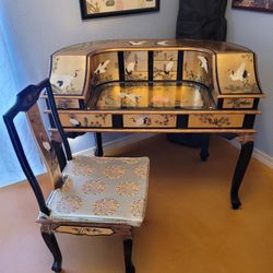 Harpsichord Style Oriental Desk Set