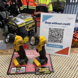 DEWALT 20V MAX Cordless LED Work Light $55 EACH 