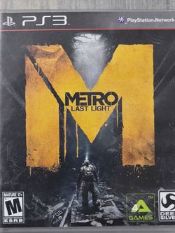 METRO LAST LIGHT FOR PS3