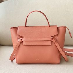 Classic Eel-shaped Bag in Lychee Color, Dimensions: 24 X 20 X 13cm

