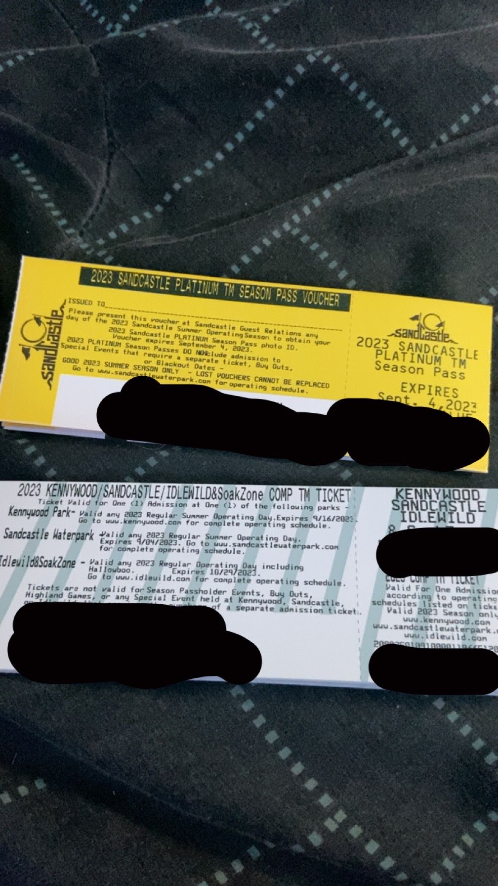 Kennywood/ Sandcastle/ Idlewild & soakzone Tickets