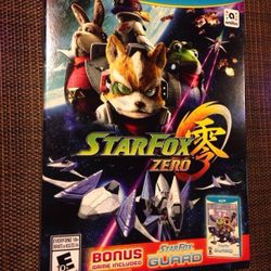 Brand New Star Fox Zero with Star Fox Guard Wii U