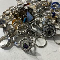 Lot Of 104 Rings 