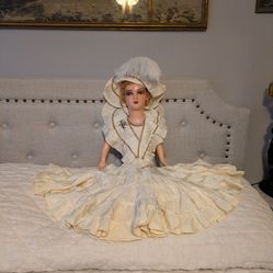 Vintage 1930's boudoir doll all original