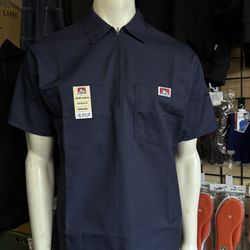 Ben Davis Half-Zip Short Sleeve 