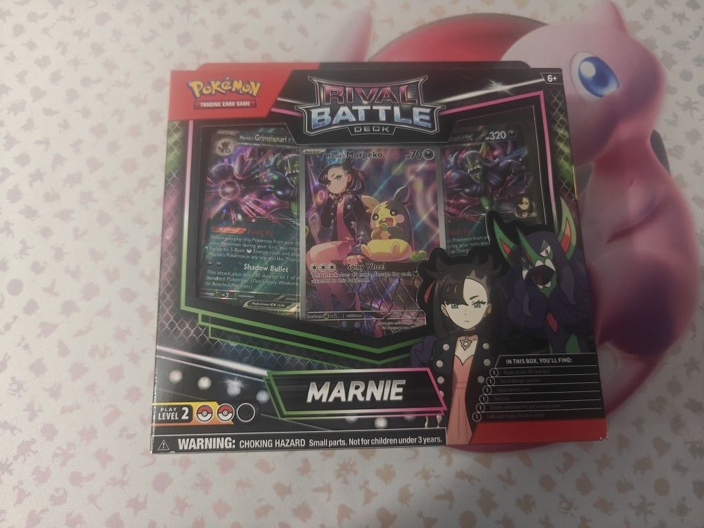 Pokemon Rival Battle Deck Marnie’s Morpeko Brand New Factory Sealed. Promo Cards