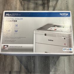New Brother Hl-l3210cw Compact Digital Color Printer with Wireless