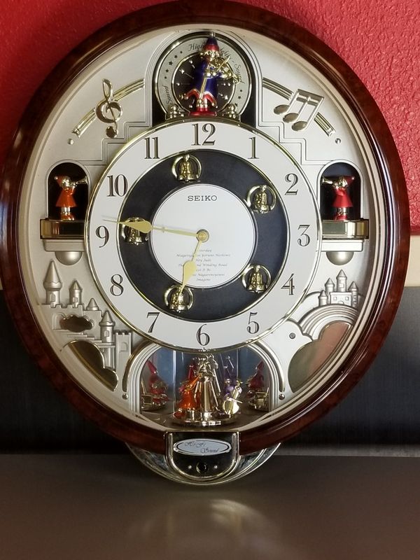 Seiko wall clock with 5 beatles song melodies QXM109ZRH for Sale in Norfolk, VA OfferUp