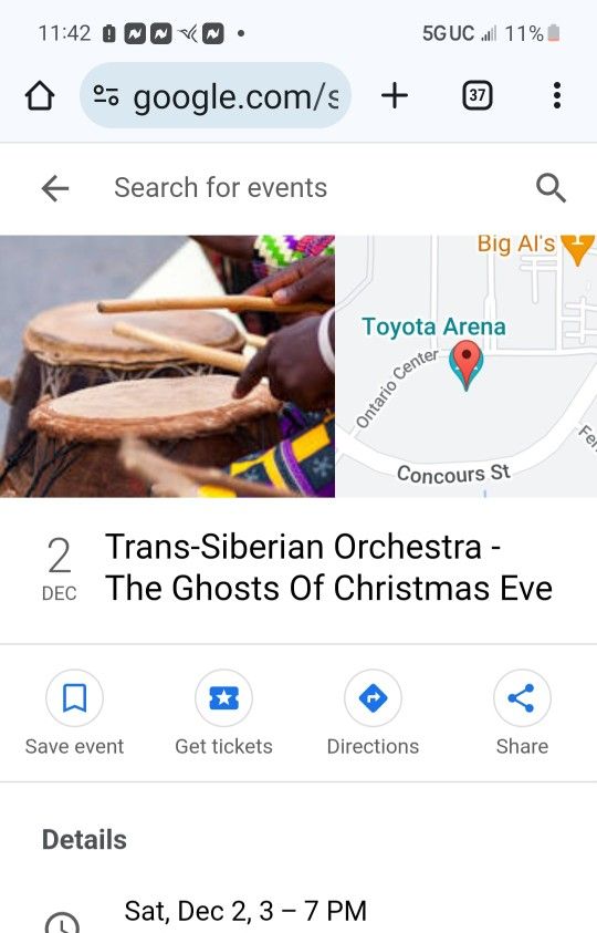 Tran-Siberian Orchestra 2 Tickets In Second Row