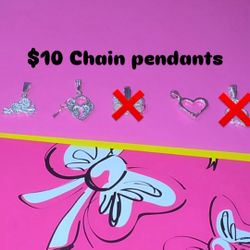 Chain Pendants $10 Each